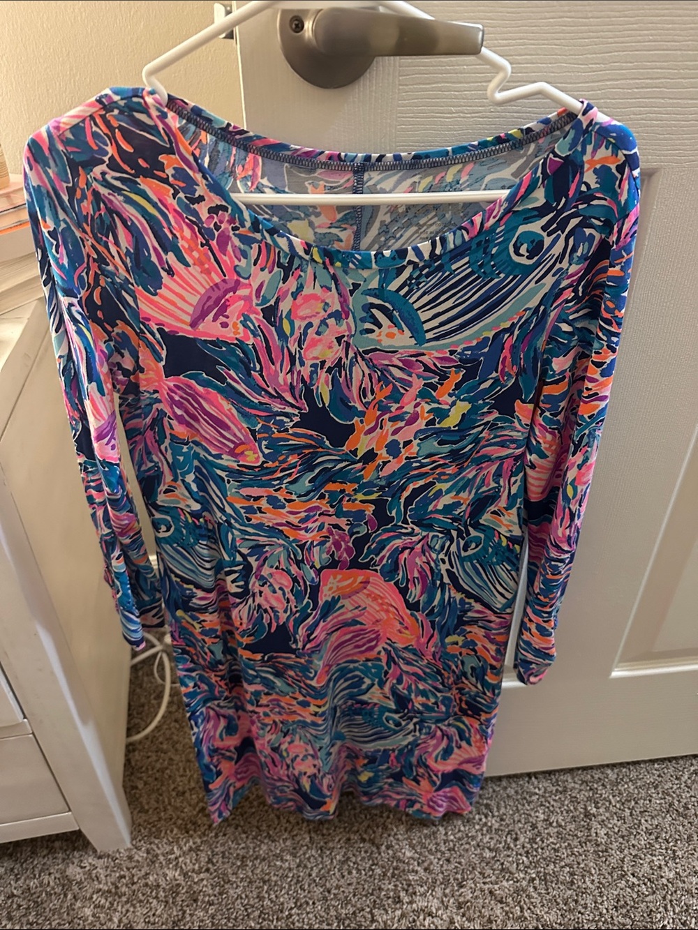 Lilly Pulitzer Multicolor Printed Dress — Vibrant Ocean-Inspired Pattern